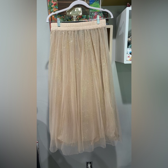 Forever 21 Glittered Sheer Mesh Skirt - Picture 4 of 5